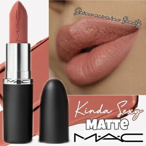 MAC Matte Lipstick in Kinda Sexy Warm Toned Light Coral Beige